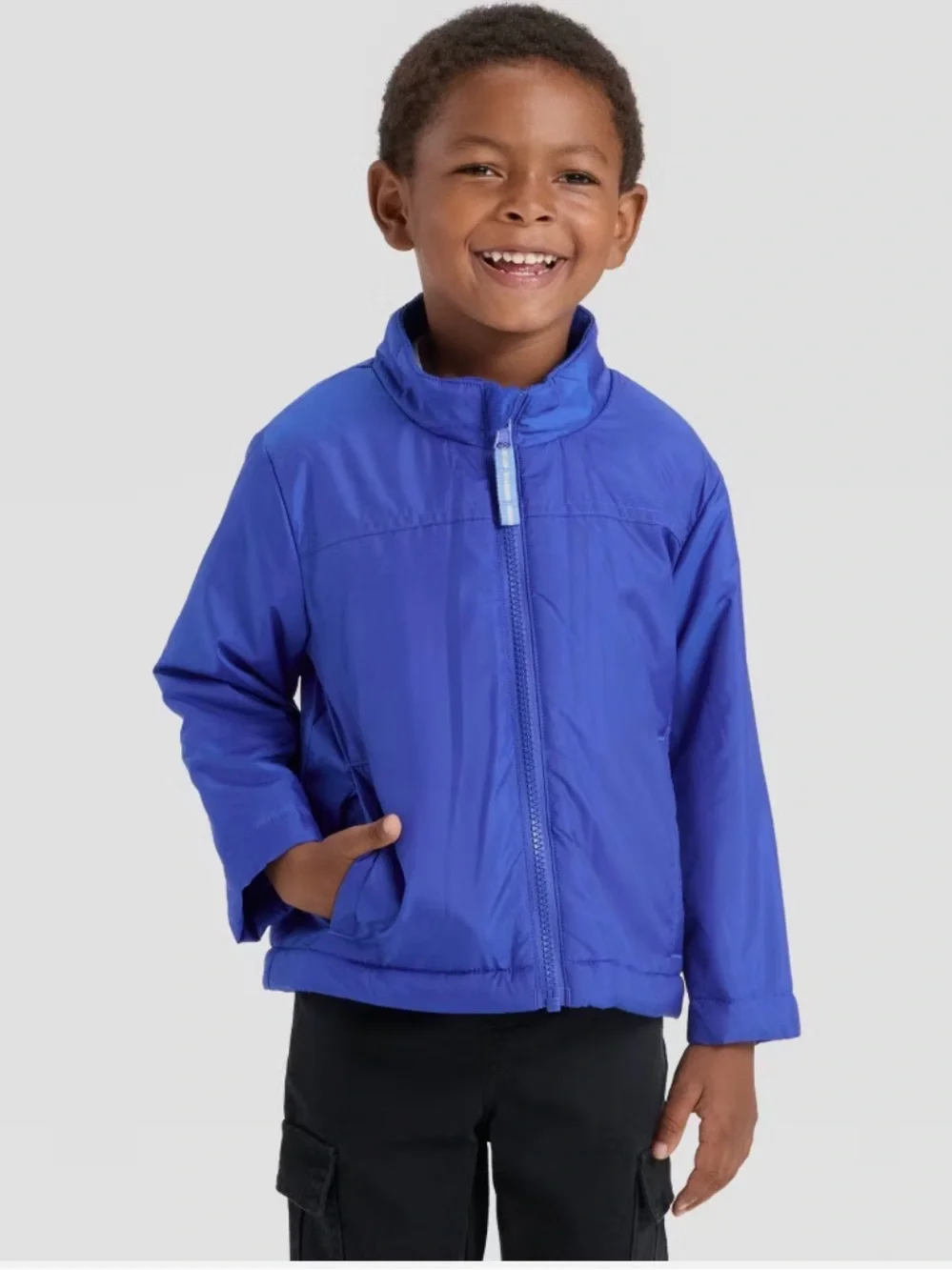 Cat & Jack 3-in-1 Snowplay Jacket Blue Dinosaur All-Weather Coat Boys 2T NWT